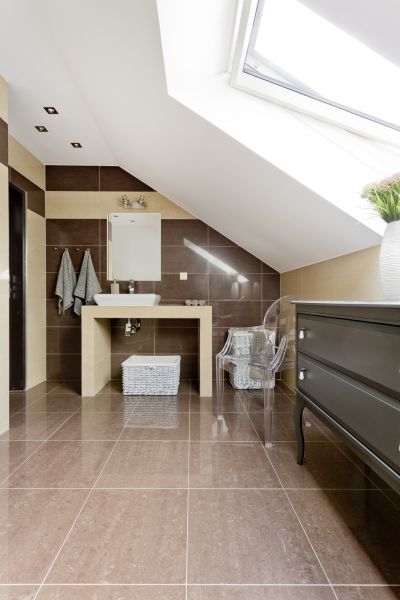 Attic Bathroom Installation in Kenosha
