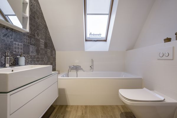 Attic Bathroom Construction in Kenosha